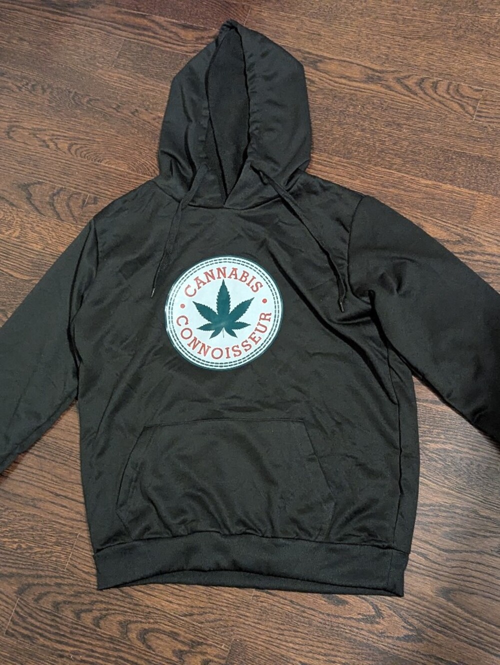 Cannabis Connoisseur Hoodie Black 420 Weed Parody All Star Graphic Sweatshirt